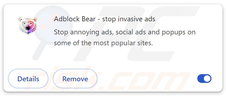 Adblock Bear - stop invasive ads permissions