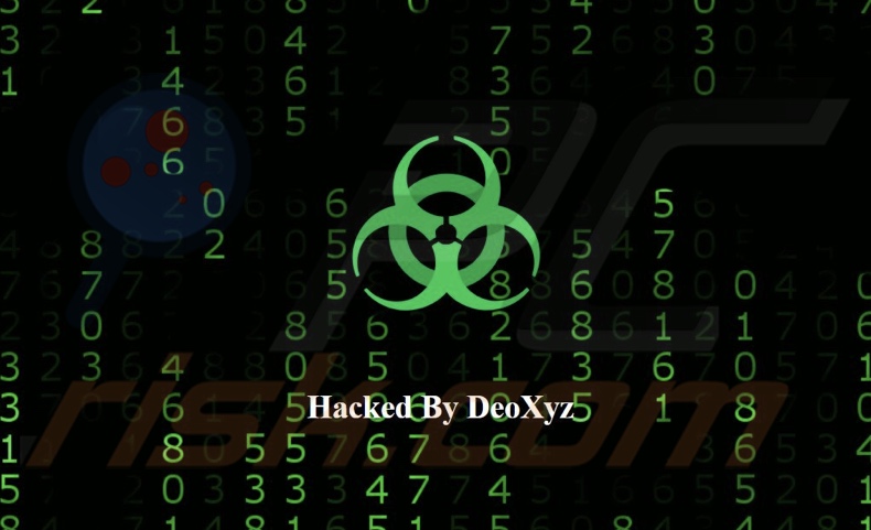 Deoxyz ransomware wallpaper