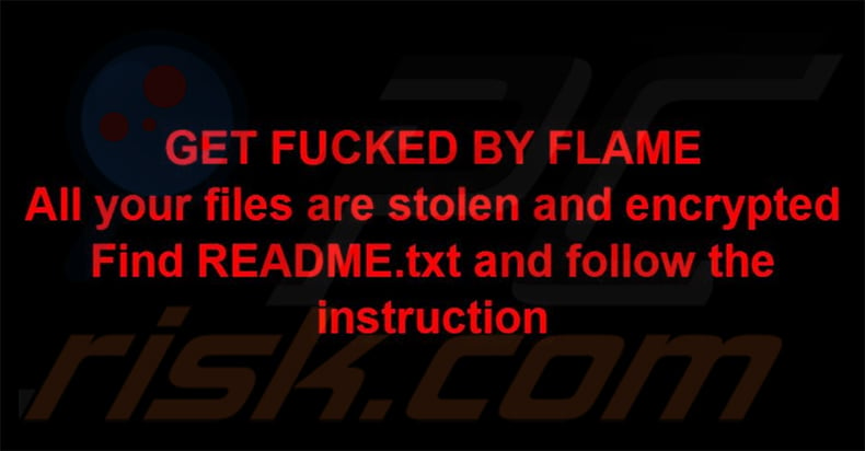 Flame ransomware desktop wallpaper (2024-12-04)