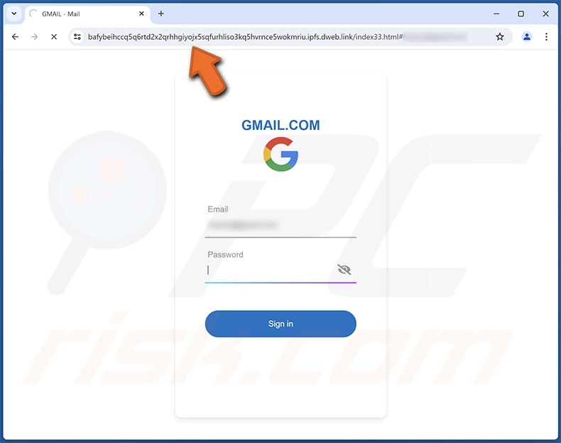 Re-Activate Your Mailbox Address scam email promoted phishing site