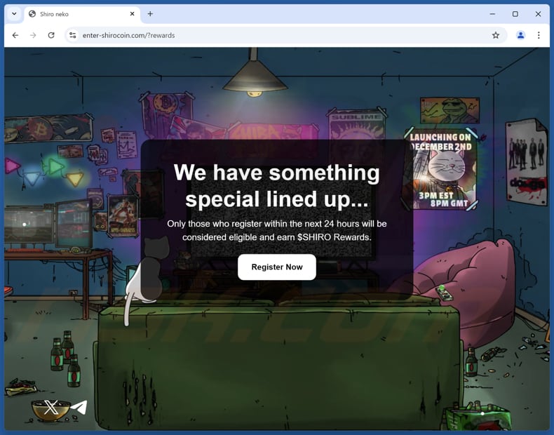 $SHIRO Rewards scam