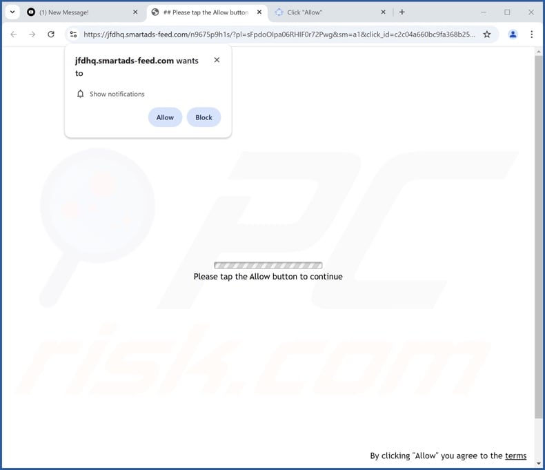 smartads-feed[.]com pop-up redirects