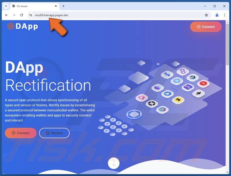 DApp Rectification scam