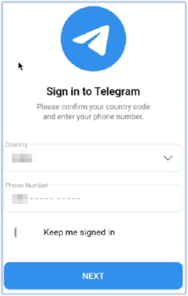 FireScam malware fake Telegram login screen source cyfirma.com