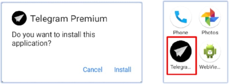 FireScam malware installation of the malware source cyfirma.com