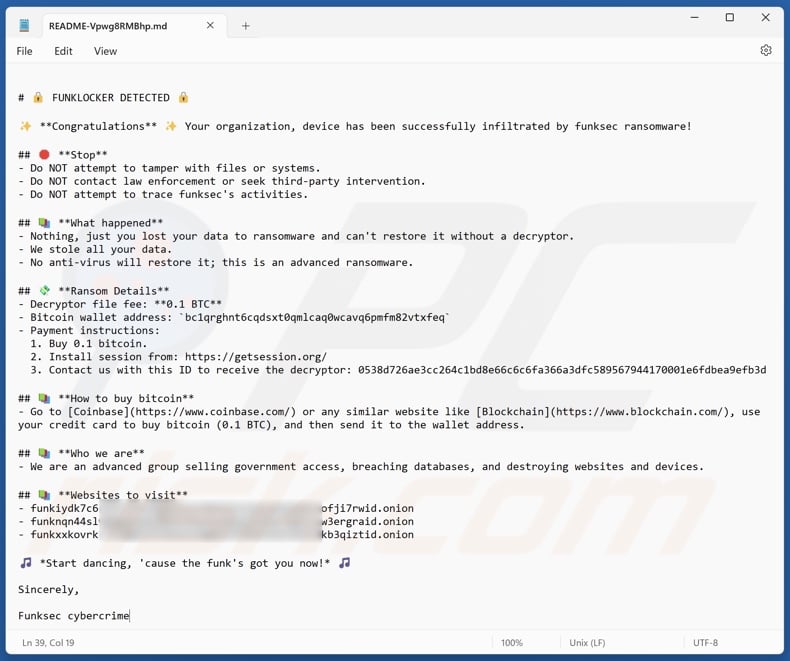 FunkLocker (FunkSec) ransomware ransom note (README-[random_string].md)