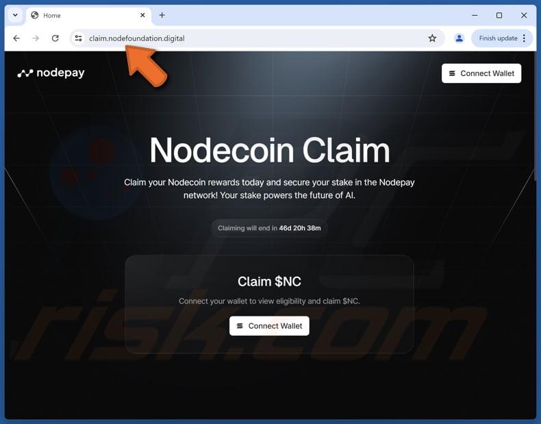 Nodecoin Claim scam