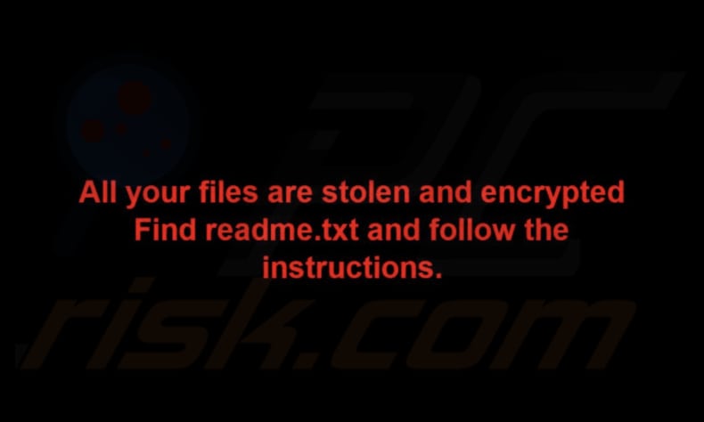 RdpLocker ransomware wallpaper