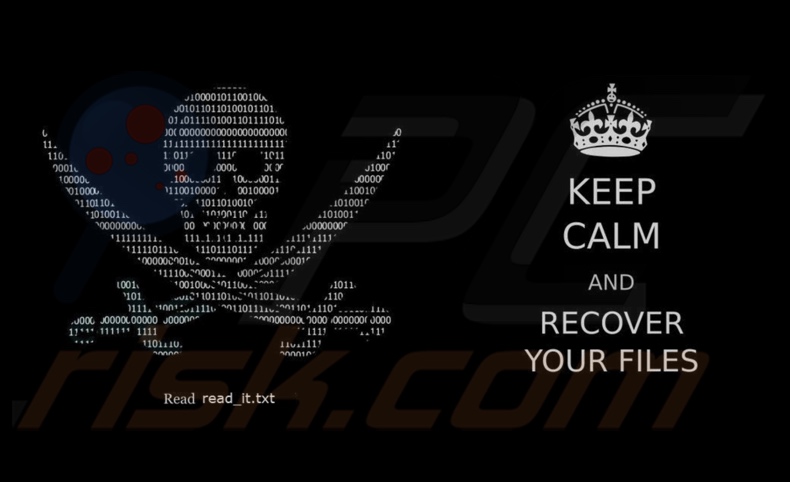 Revenge Of Heisenberg ransomware wallpaper