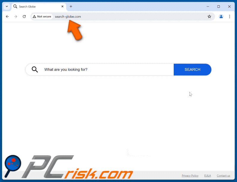 search-globe.com redirects to google.com