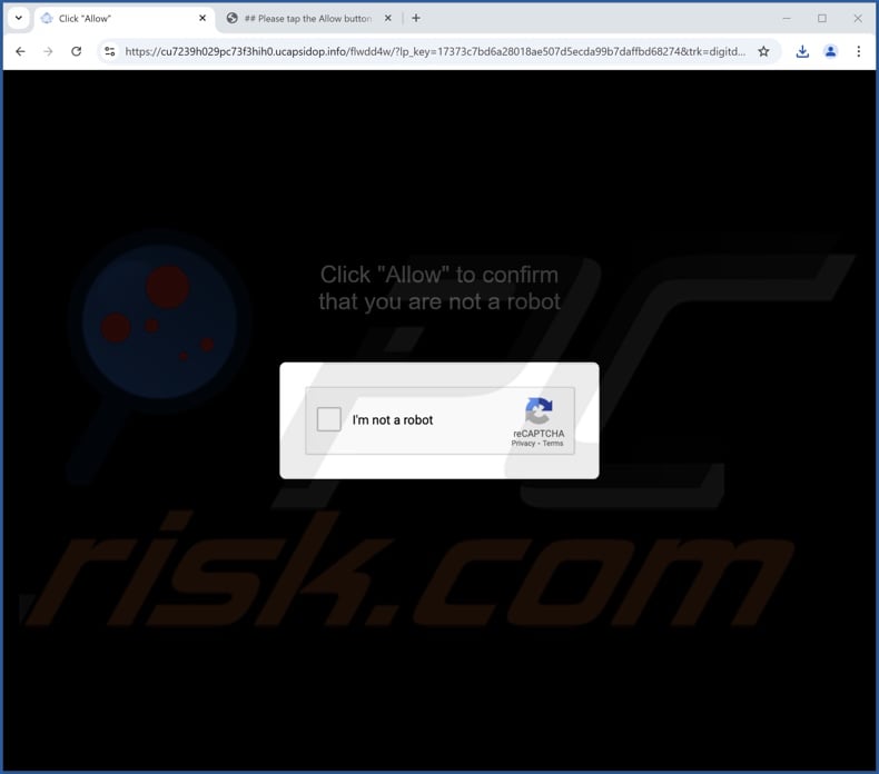 ucapsidop[.]info pop-up redirects