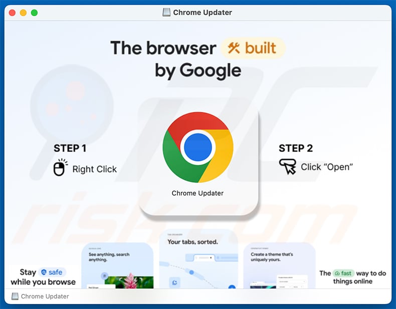 Fake Google Chrome installer used to spread Banshee stealer