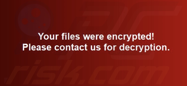 Core (Makop) ransomware wallpaper