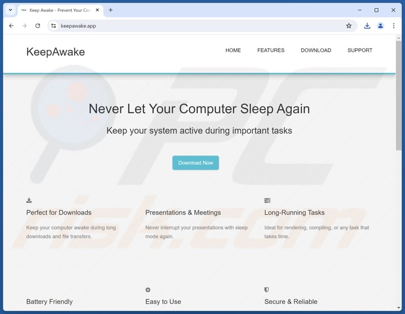 Keep Awake Unwanted Application promoter