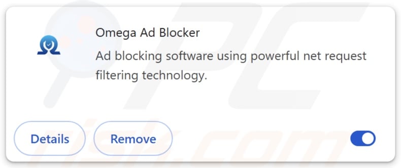 Omega Ad Blocker adware