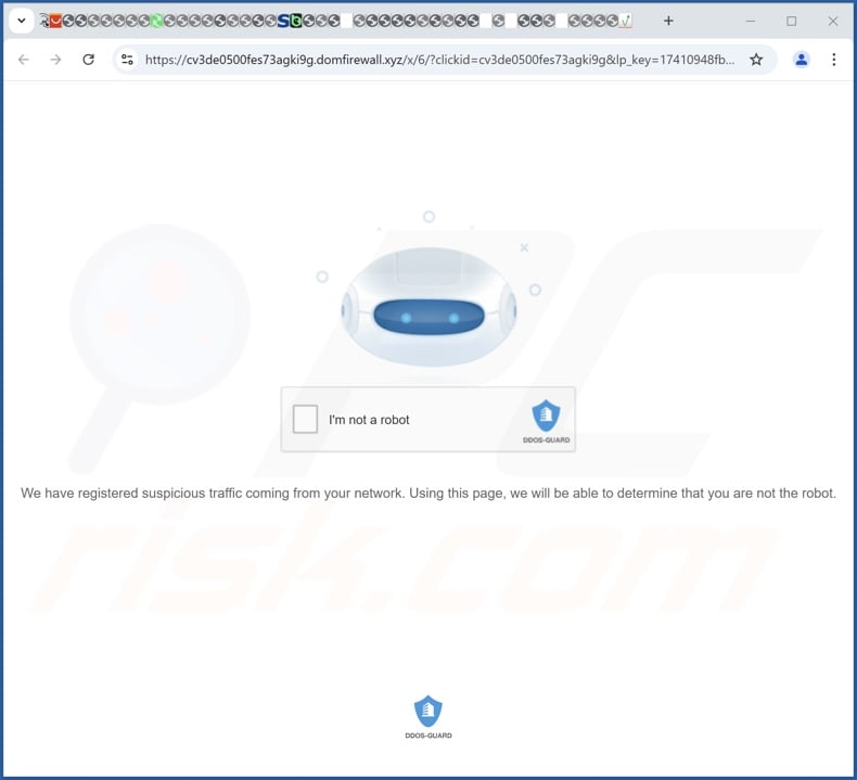 domfirewall[.]xyz pop-up redirects