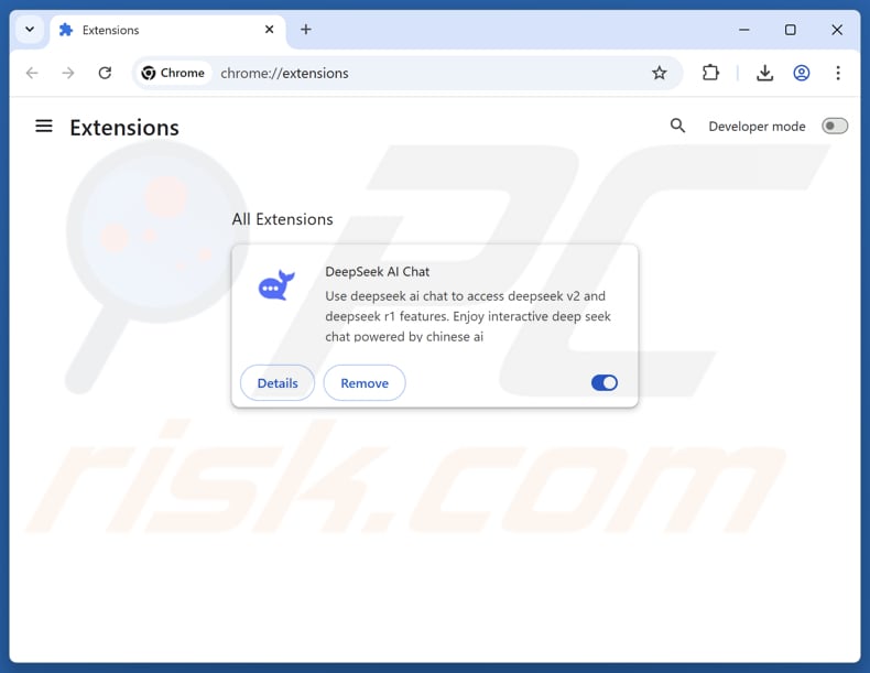 Removing rogue extensions from Google Chrome step 2