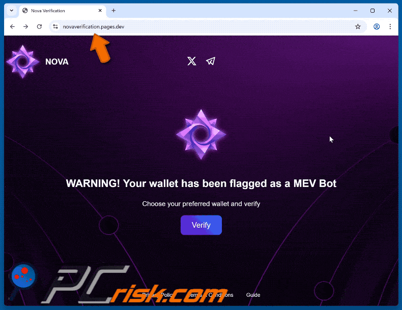 Appearance of Your Wallet Has Been Flagged As A MEV Bot scam