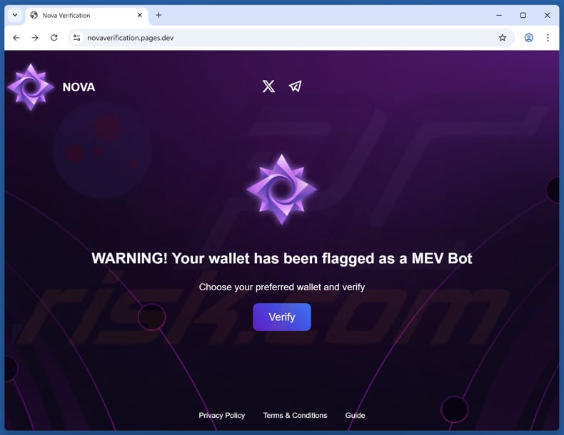Your Wallet Has Been Flagged As A MEV Bot scam