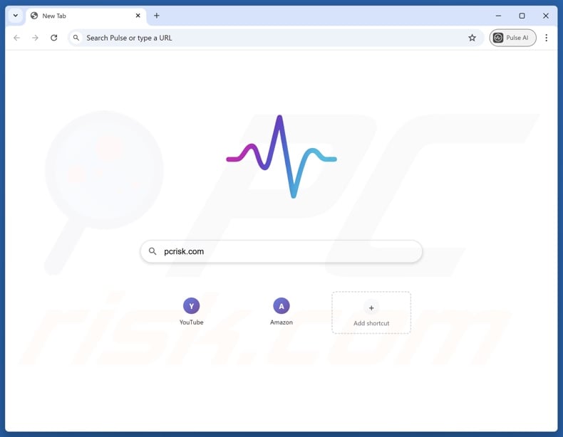 Pulse rogue browser homepage