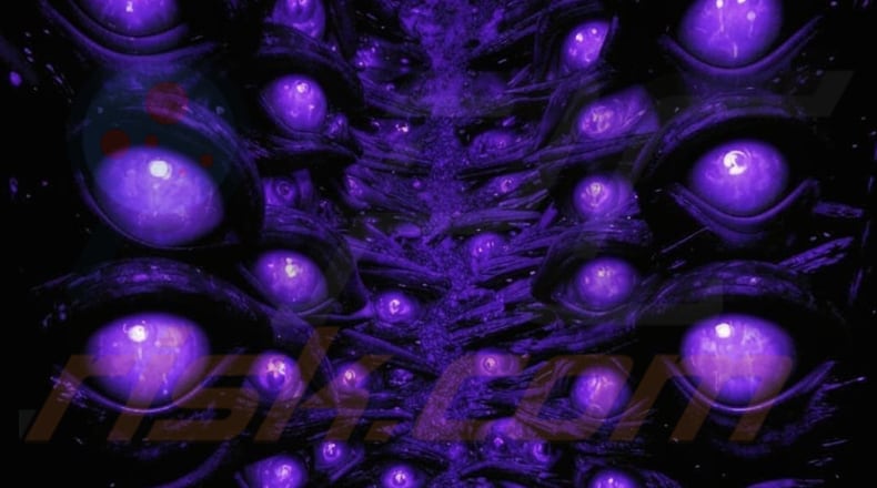 PurpleCrypt0r ransomware wallpaper