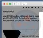 Internet Security Damaged Scam (Mac)