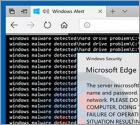 Windows Malware Detected POP-UP Scam