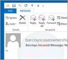 Barclays Secured Message Email Virus