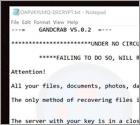 GandCrab 5.0.2 Ransomware