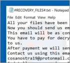 Cosanostra Ransomware