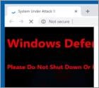 Windows Defender Alert (0x3e7) POP-UP Scam