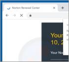 Norton Subscription Has Expired Today POP-UP Scam