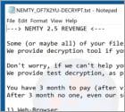 NEMTY 2.5 REVENGE Ransomware