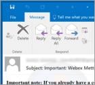 Cisco Webex Email Scam