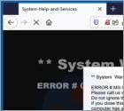 System Warning Alert POP-UP Scam