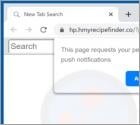 My Recipes Finder Browser Hijacker