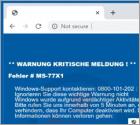 Error MS-77X1 POP-UP Scam