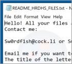 Hrdhs Ransomware