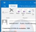 COVID-19 Vaccination NHS Email Scam