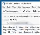 I Have Obtained Document You Mailed Me Email Virus