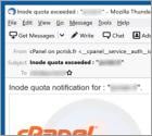 Inode Quota Exceeded Email Scam