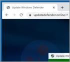 Important Defender Update Available POP-UP Scam
