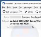 Wage Bonus/Allowances Email Scam