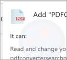 PDFConverterSearchNow Browser Hijacker