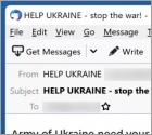 Army Of Ukraine Need Your Support Email Scam