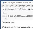 DHL Air Waybill Email Virus