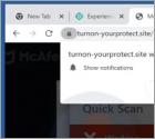 Turnon-yourprotect.site Ads