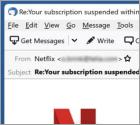 Your Netflix Subscription Suspended Within 2 Days Email Scam