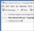 YоuTubе Suppоrt Shared An Item Email Scam