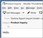 TEXTIMA Export Email Virus